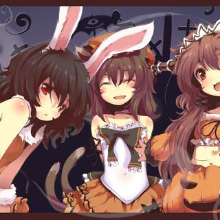 Gambar HD anime Halloween wallpaper