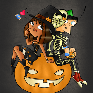 Gambar HD anime Halloween wallpaper