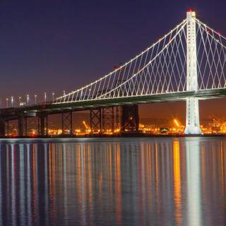 Night traffic San Francisco wallpaper