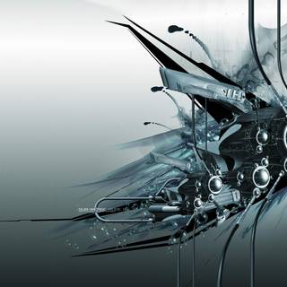 Metal abstract wallpaper