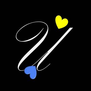 Stylish U alphabet wallpaper