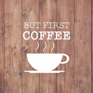 Coffee with a donut wallpaper