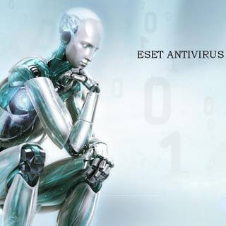 Humanoid robot wallpaper