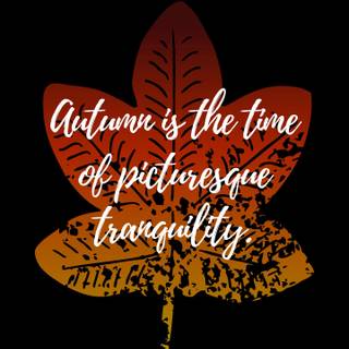 Autumn tranquility wallpaper