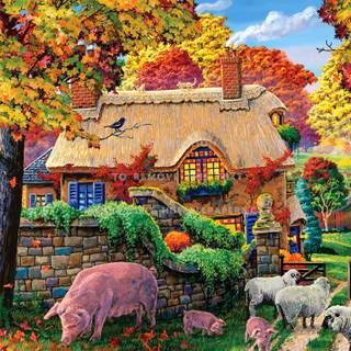 Autumn tranquility wallpaper