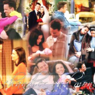 Monica and Chandler Mondler wallpaper