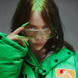 Billie Eilish glasses wallpaper