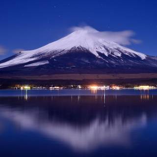 Mount Fuji reflection wallpaper