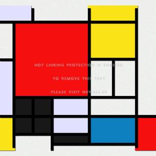 Mondrian wallpaper