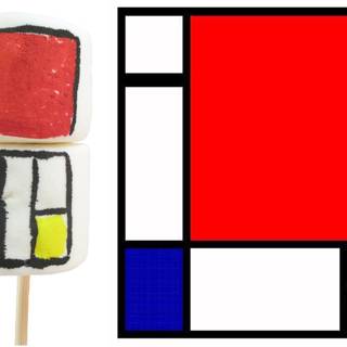 Mondrian wallpaper