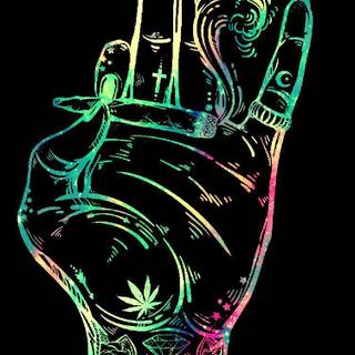 Weed phone wallpaper
