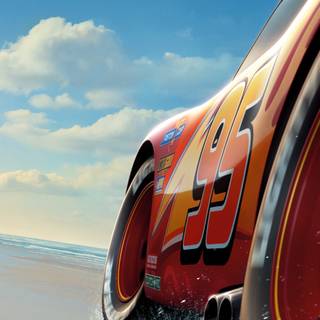 Lightning McQueen iPhone wallpaper