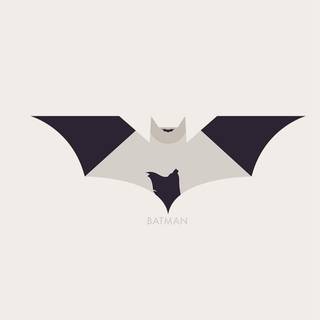 Batman Minimalistic wallpaper