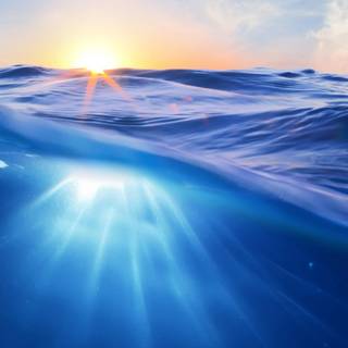 Blue smartphone 4k wallpaper