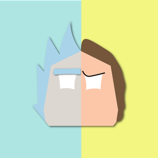 Rick and Morty minimal wallpaper