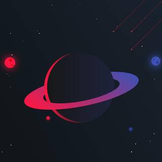 iPhone X planets wallpaper