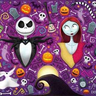 Purple Halloween wallpaper