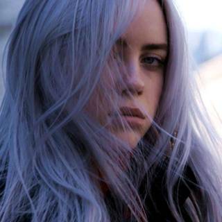 Billie Eilish photo portrait wallpaper