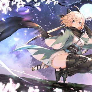 Okita Sōji wallpaper