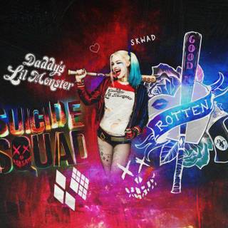 Harley Quinn Daddy's Lil Monster wallpaper