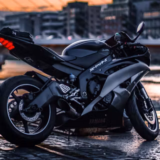 Blue motorcycles wallpaper