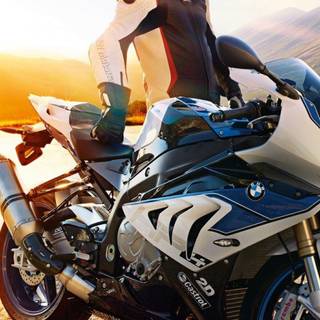 Blue motorcycles wallpaper