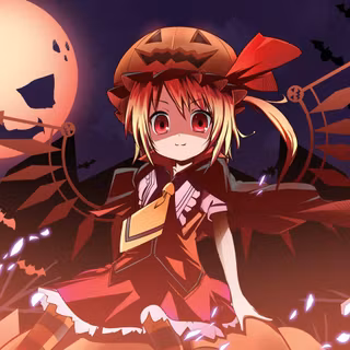Halloween anime girls wallpaper