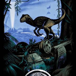 Velociraptor iPhone wallpaper