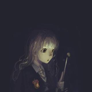 Hermione Granger anime wallpaper