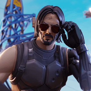 John Wick Cyberpunk wallpaper