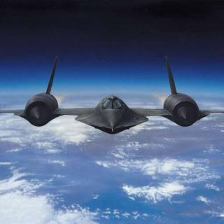SR 71 iPhone Black wallpaper