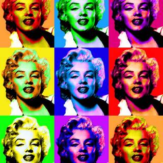 Marilyn Monroe artistic wallpaper
