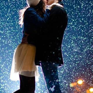 HD Kiss iPhone wallpaper