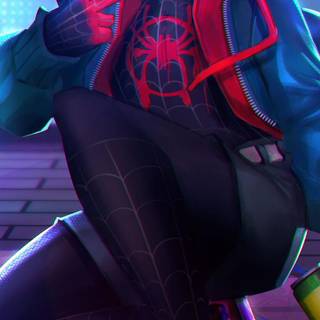 Spiderman Into The Spider Verse Full HD Mobile wallpaper
