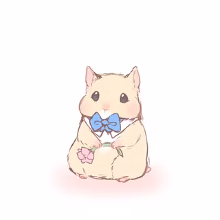 Kawaii hamster wallpaper