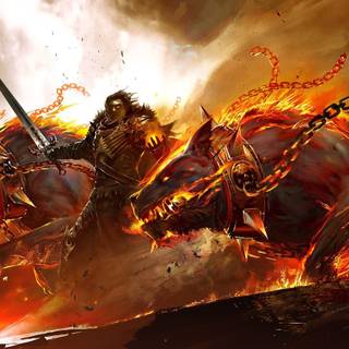 Warrior dog wallpaper