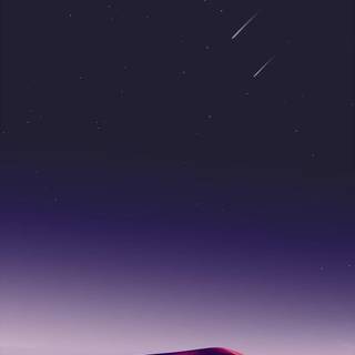 Shooting stars minimalist wallpaper