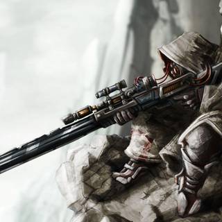 Computer sniper HD wallpaper