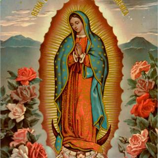 Mother Mary phone wallpaper