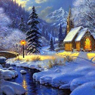 Holiday chappel wallpaper