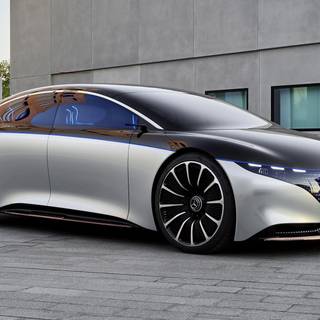 Mercedes Benz Vision EQS Car wallpaper