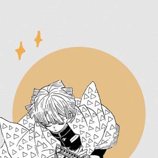 Zenitsu iPhone wallpaper