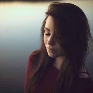 Woman eyes wallpaper