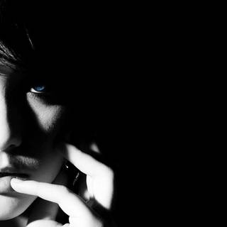 Woman eyes wallpaper