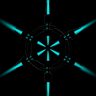 Laser beams wallpaper