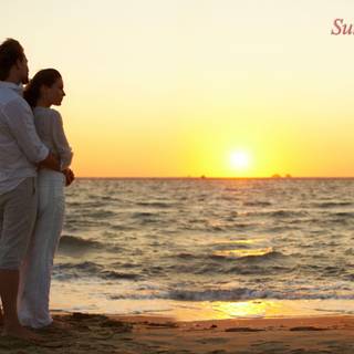 Honeymoon sunset wallpaper