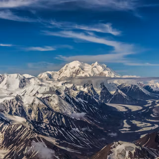 Snow mountains 4k wallpaper