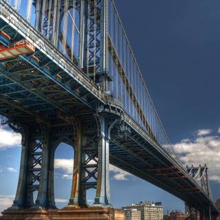 New York City Manhattan Bridge wallpaper