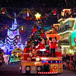 Disneyland Christmas wallpaper