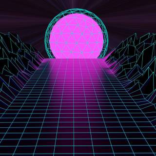 Wide retro 80 wallpaper